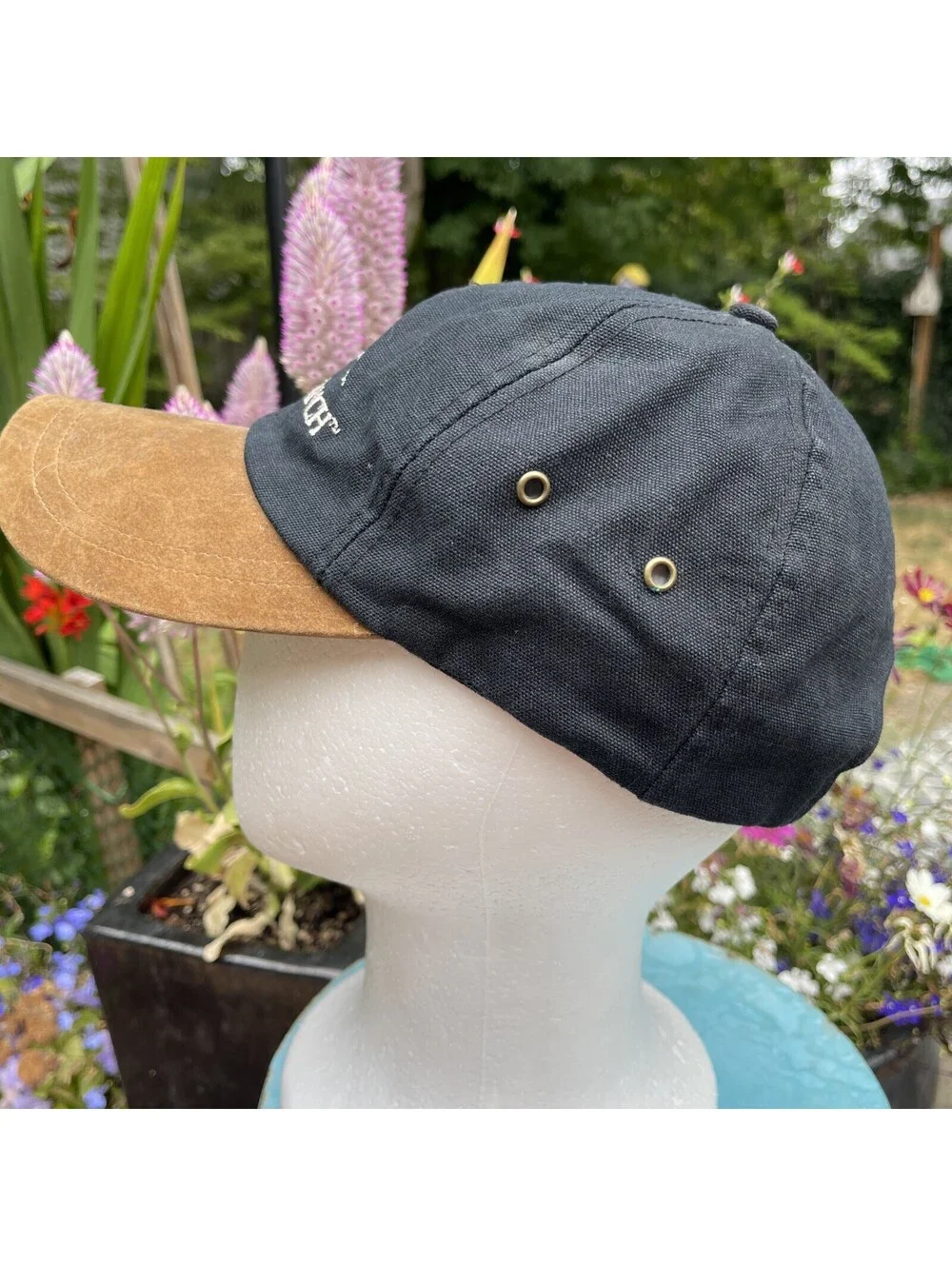 Brasada Ranch Golf Black Brown Slide Back Baseball Cap
